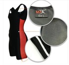 Men s Wrestling Suit Singlet Maxbarbell Powerlifting Size Large Lg Black red