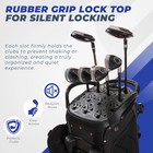 Sturdum 14 Way Golf Stand Bag  Lightweight W full Length Dividers  Rain Hood
