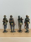 King   Country Ws058 Four Man German Fighting Patrol Wwii Waffen Ss  retired 