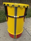 16 Gallon Pennzoil Motor Grease Garage Man Cave Trash Can Oil Drum W lid 27x14