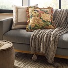22  Velvet Border Pillow Taupe - Threshold Designed With Studio Mcgee