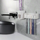 1pc Wall-mounted Toothbrush Holder - No Drilling  Bathroom Organizer - New