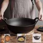20cm 7 87in Heavy-duty Cast Iron Skillet With 2 Handles use In The Oven