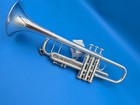 Bach Stradivarius Ml 180-37 Silver Trumpet With Original Case  Fantastic Shape 