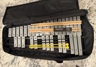 32 Note Glockenspiel Xylophone Bell Kit With Mallets  Drum Sticks And Bag
