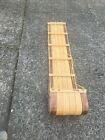 Vintage Exeter Toboggan Canadian Wooden Bob Sled Paris Made In Canada 6 Foot