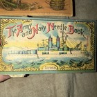 Vtg Sewing Lot The Army And Navy Needle Book   Piccadilly Case   German Thimble