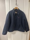 Dickies Eisenhower Insulted Navy Utility Zip Jacket Streetwear Work Mechanic Xl 