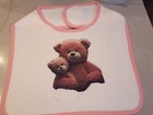 Baby Girl  Burp Cloths Polyester 16  X 12  And Bib  I Will Combine To Save  