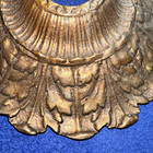 Vintage Brass Bronze Ceiling Light Canopy Ornate Floral Embossed 5 11 16 