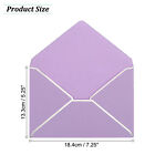 100 Pack A7 Envelopes With Gold Border Christmas Envelopes Purple