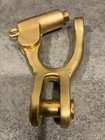 Vintage Brass Locking  Snatch Block Latch Sail Wooden Boat Marine Gaff  Halyard