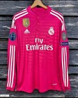 Ronaldo Real Madrid 2014-15 Football Shirt Pink Long Sleeve Jersey