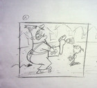 The Fairly Oddparents John Fountain Signed Hand Drawn Storyboard Page  iz