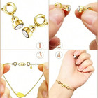 Double Magnetic Necklace Clasps Closures Jewelry Clasps For Necklace Extenders