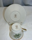 Vintage Holiday Dimension China By Lenox 6 Oz Footed Cup And Saucer Set