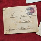 Ww1 Wwi Imperial German Reich Cover Letter W Religious Card 1913