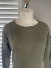 New Woman   s Pink Sage Waffle Knit Long Sleeve T-shirt Top Size Xs