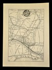 Vintage Louisiana And Arkansas Railway Map L a Rr Lines Greenville New Orleans
