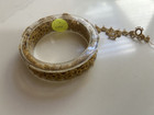 Vintage Handmade Tatting Lace Trim Edging Border 1 1 2 Yards Light Golden Color