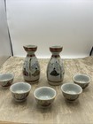 Tokkuri Sake Kutani Ware-two-carats   Five Sake Cups Ochoko Set