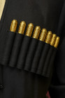 Traditional Georgian Chokha Gazyrs Set     16pcs Decorative Bullet Holders