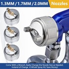 Professional Hvlp Siphon Feed Spray Gun  1000cc Capacity Cup With Blue-siphon