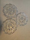Princess House Bavarian Lead Crystal Coasters Set Of 3 Replacement Lot