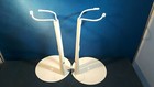 Doll Stands 2 White Metal Stands 16-26 Inch For Dolls And Teddy Bears By Kaiser