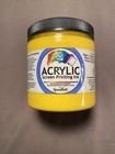 Speedball Acrylic Screen Printing Ink Medium Yellow  4623  New   8 Oz 
