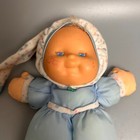 Vintage 1991 Fisher Price Puffalump Kids Light Up Baby Doll Blue 1372 1373 Plush