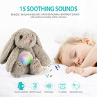 Baby Sleep Soother Bedtime Bunny With Starry Projector Night Light  Plush Stuffe