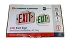 Led Exit Sign Lithonia Lighting Ecrg Series Red Or Green Emergency Exit Light