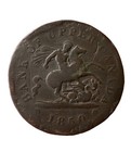 1850 Upper Canada Dragon Slayer One Penny Copper Bank Token  combined Ship Bk363