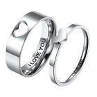 Couples Matching Heart Promise Rings I Love You Engagement Wedding Ring Band Set