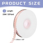 Grosgrain Ribbons 25 Yards 3 8 Inch Pink With Gold Dots Ribbon Bow