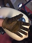 Stitch Nine Motorcycle Gloves Leather Distressed Cafe Bobber Bratstyle Work -lg