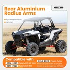 Rear Aluminium Radius Arms   Rods For Polaris Rzr Xp 1000   Rs1  Turbo 2014-2023