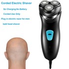 Vstseries Corded Electric Shaver For Men professional Head Black blue