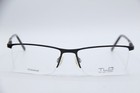 New Thin Light Glasses Tlg Nu015 C02 Black Authentic Eyeglasses 58-18 K1