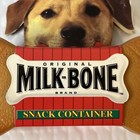 Vintage Original Milk-bone Brand Snack Container Bone Shaped New