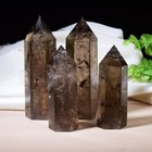 Natural Smoky Quartz Tower Point Obelisk Healing Crystal Mineral Specimens Decor