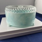 Vintage Cheramy April Showers Deluxe Dusting Powder Box Blue Footed Box Empty Ss