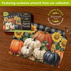 Briarwood Lane Fall Checkered Pumpkins 1000 Piece Jigsaw Puzzle 29 5x19 68