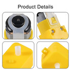 8pcs Tt Motor Dc Electric Motor 3v-6v Dual Shaft Geared Motor Magnetic Gearbox E