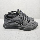 Nikeid Custom Gray Black Sneakers Women s Size 10 5 Running Training Shoes