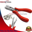 Nylon Jaw Flat Nose Pliers Jewelry Making Tools Bead Wire Work Tool Pl-051