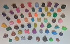 Vintage Crazy Bones Gogos Lot Of 62 Monsters Figures - Great Mixture 