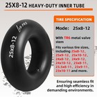 Heavy-duty 25x8-12 Inner Tubes Universal 25x9-12  25x10-12 For 25x8-12 tr-6