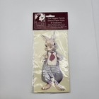 Vtg Kathy Lawrence Hopper Family Diecut Paper Doll Rabbit Anthropomorphic Bunny